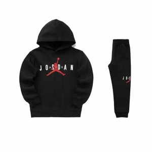 Ensemble de Sport pour Enfants Jordan Sustainable Noir 2 Pièces