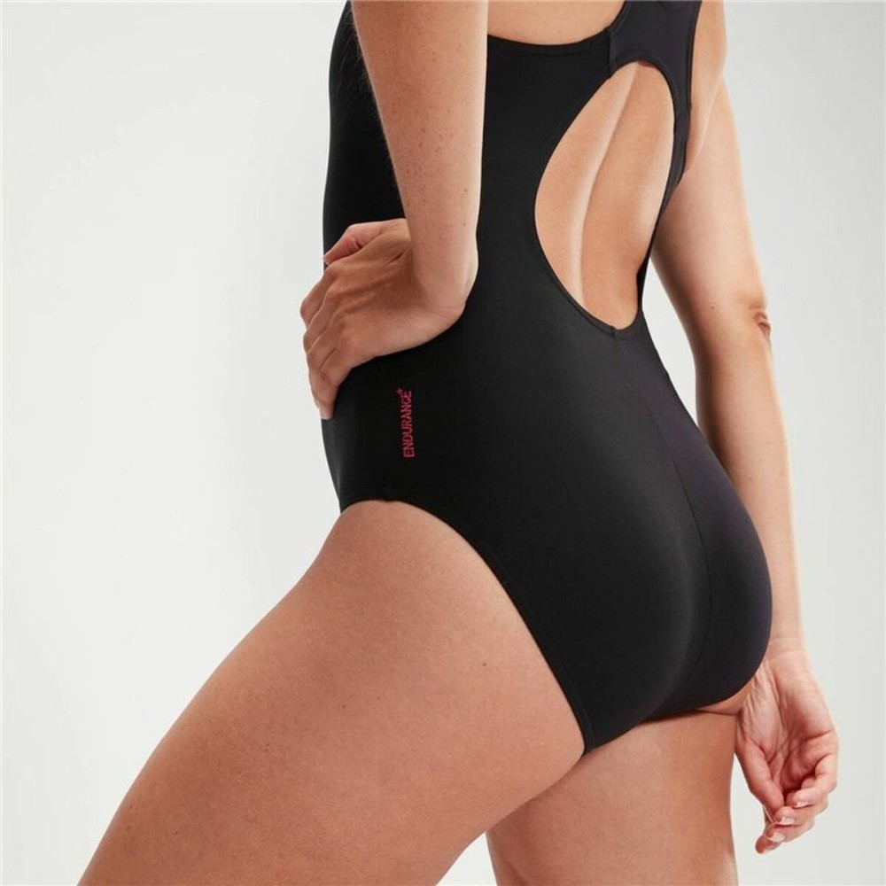 Women’s Bathing Costume Speedo Hyperboom Placement Black