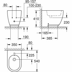 Bidet sanitaire Grohe