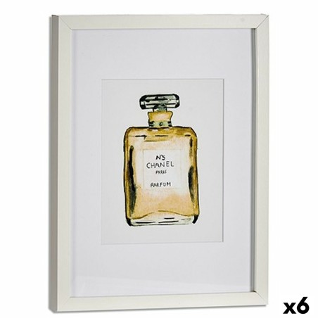 Cadre CH Nº5 Parfum verre Contre-plaqué 33 x 3 x 43 cm (6 Unités)