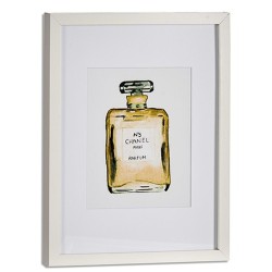 Cadre CH Nº5 Parfum verre Contre-plaqué 33 x 3 x 43 cm (6 Unités)