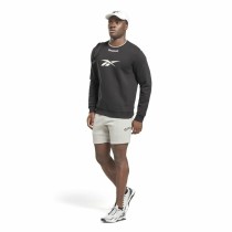 Men’s Sweatshirt without Hood Reebok RI Arch Logo Vector White Black