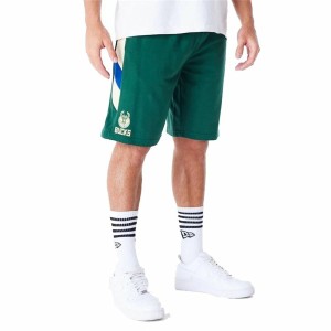 Sports Shorts New Era NBA Milwaukee Bucks Green