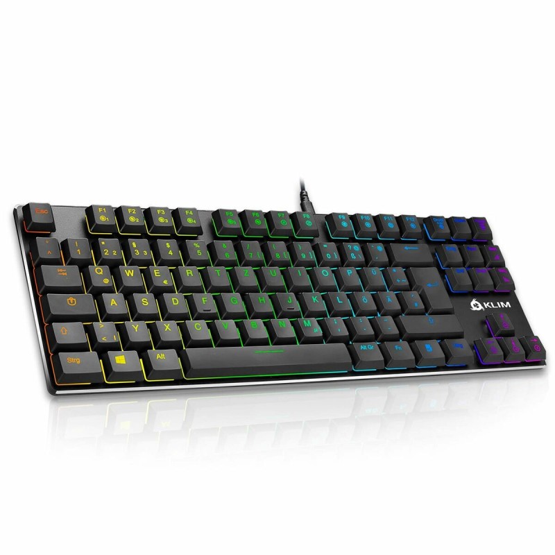 Clavier KlimTechs K42DE Qwertz Allemand Noir (Reconditionné A)