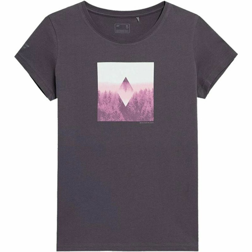 Women’s Short Sleeve T-Shirt 4F Regular Organic