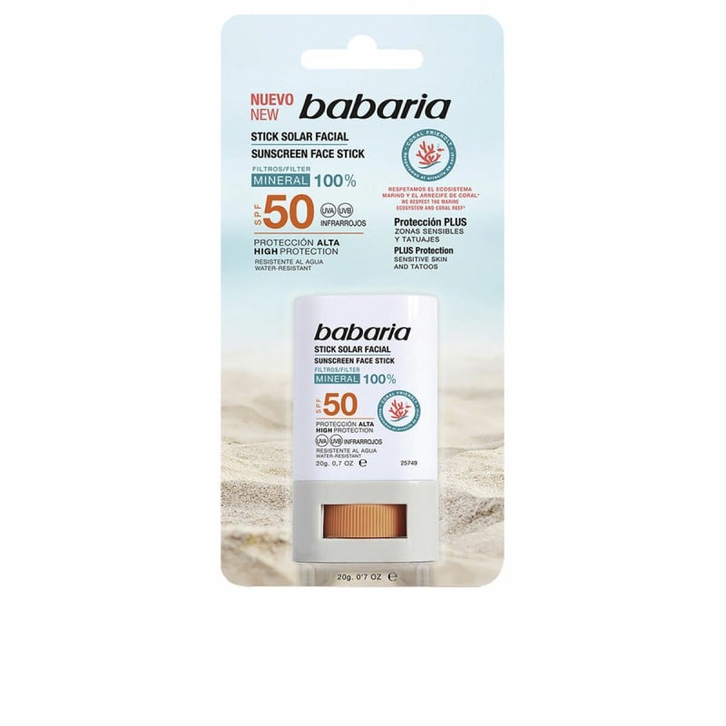 Écran solaire visage Babaria Solar Stick Facial Spf 50 20 g