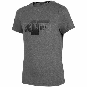 Children’s Short Sleeve T-Shirt 4F JTSMF001 Grey