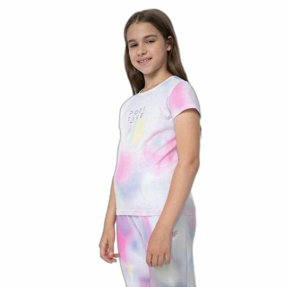 Child's Short Sleeve T-Shirt 4F F382 White
