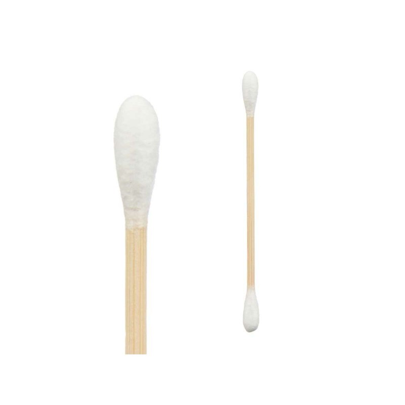 Cotton Buds Berilo BT500PPD White Brown Cotton Bamboo (24 Units)