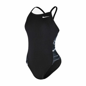 Damen Badeanzug Nike Racerback Schwarz