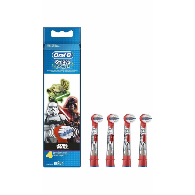 Ersatzkopf Oral-B 80352668 Rot Weiß 4 Stück