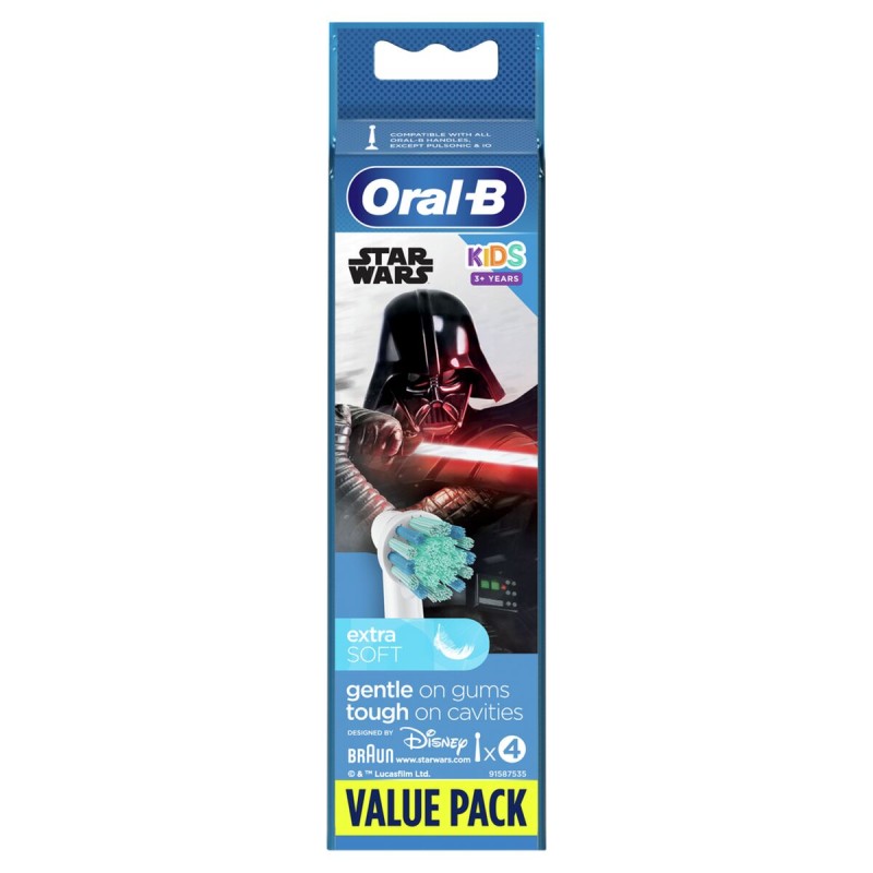 Ersatzkopf Oral-B 80352668 Rot Weiß 4 Stück