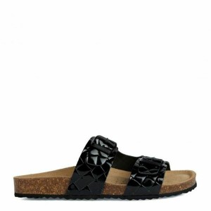 Women's Flip Flops Geox Brionia Black Multicolour