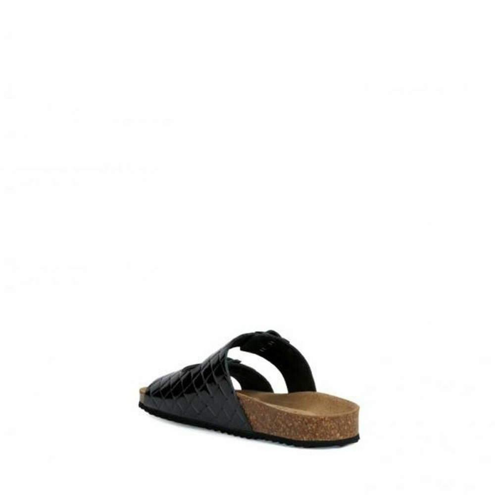 Women's Flip Flops Geox Brionia Black Multicolour