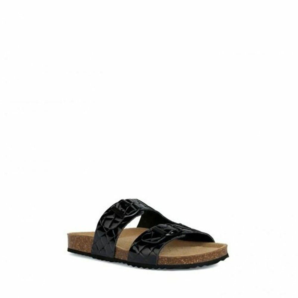 Women's Flip Flops Geox Brionia Black Multicolour
