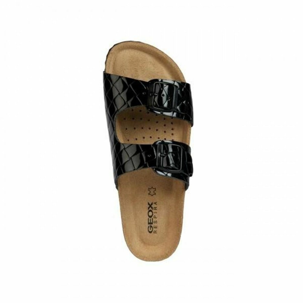 Women's Flip Flops Geox Brionia Black Multicolour