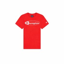 Jungen Kurzarm-T-Shirt Champion Crewneck Rot