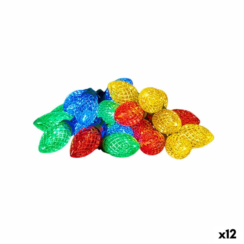 LED-Lichterkette Bunt 500 x 5 x 2 cm (12 Stück)