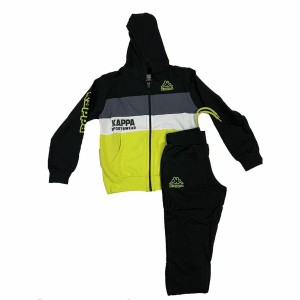 Kinder-Trainingsanzug Kappa 8031T0060 Schwarz