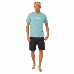 Herren Kurzarm-T-Shirt Rip Curl Big Mumma Icon Himmelsblau