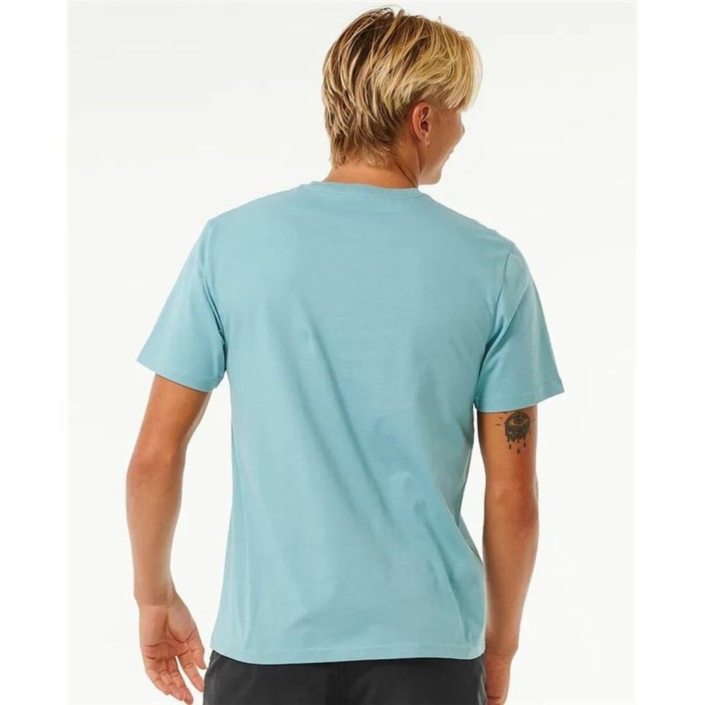 Herren Kurzarm-T-Shirt Rip Curl Big Mumma Icon Himmelsblau
