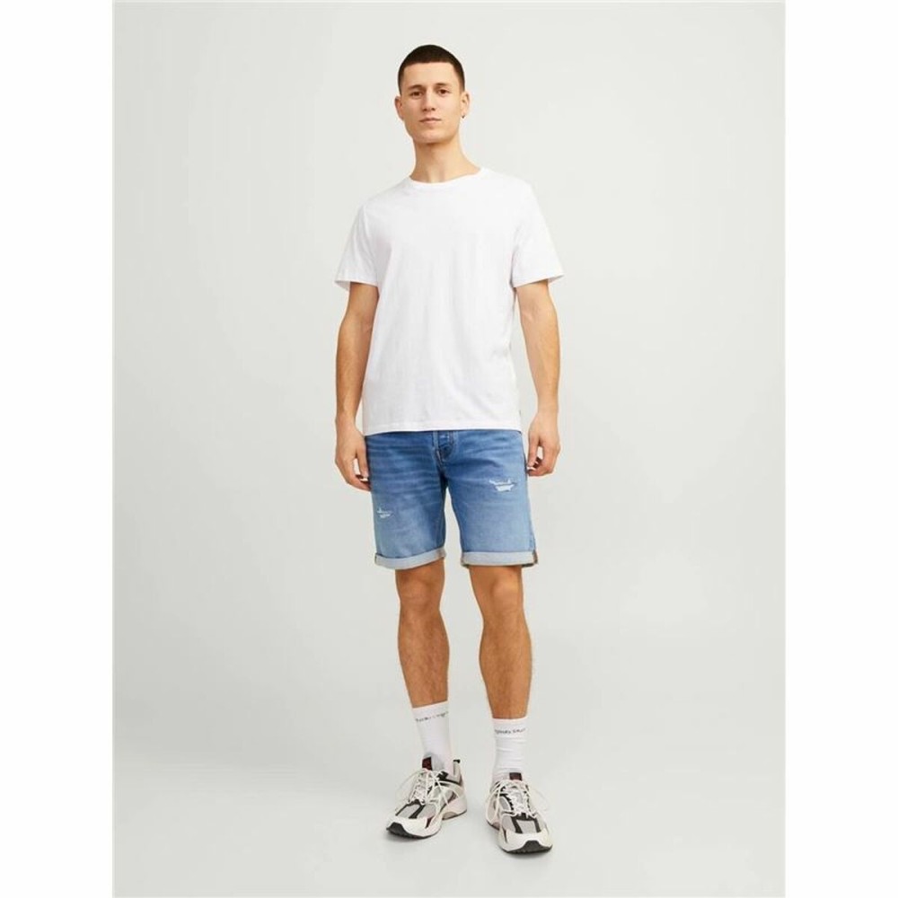 Kurze Hose Jack & Jones Rick Con Ge 709 I.k Blau Cowboy