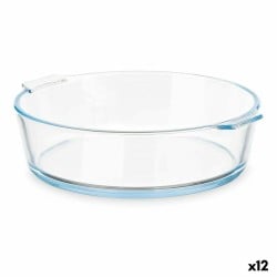 Kochschüssel Mit Griffen Durchsichtig Borosilikatglas 1,6 L 23 x 6 x 20 cm (12 Stück)