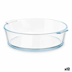 Serving Platter Vivalto T11-16 Transparent Borosilicate Glass 1,6 L 23 x 6 x 20 cm With handles (12 Units)