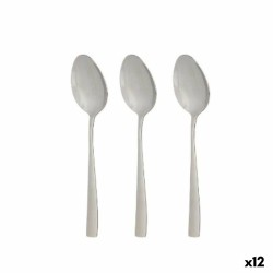 Set of Spoons 21 x 4,5 x 2,5 cm Silver Stainless steel (12 Units)