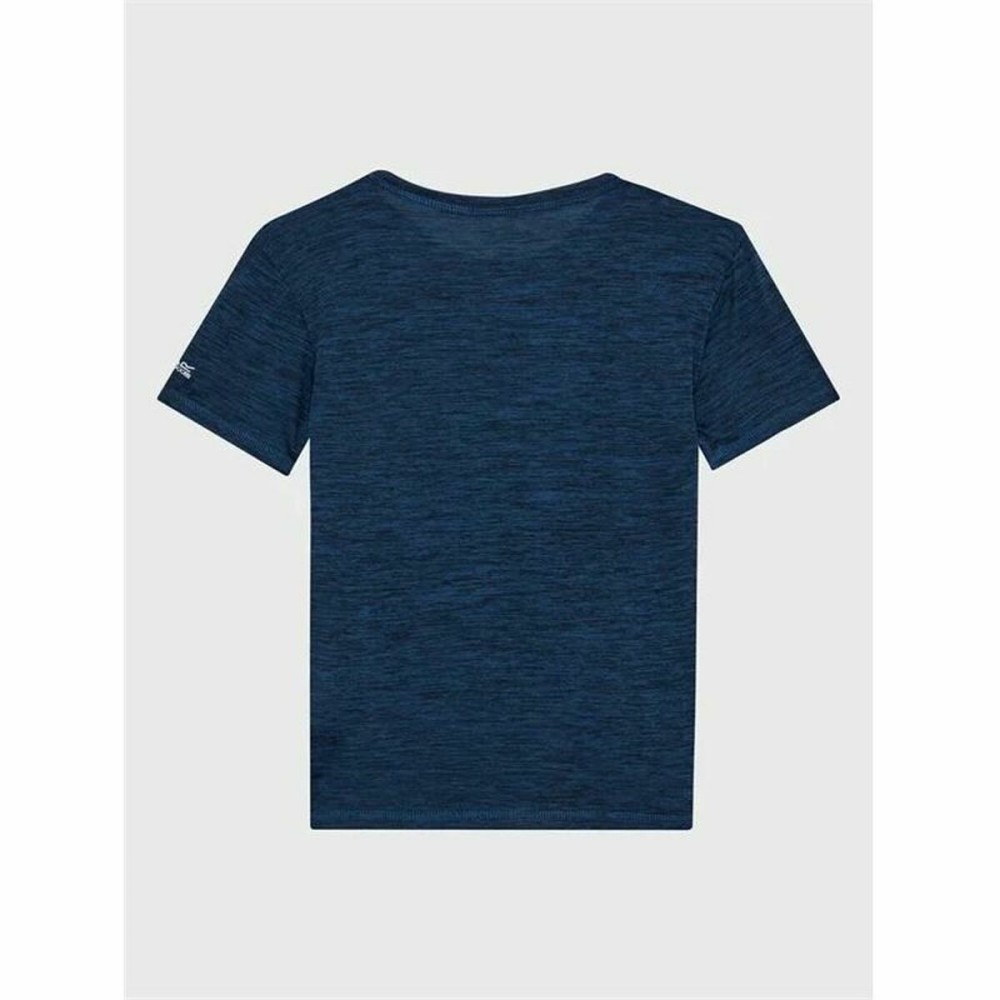 Jungen Kurzarm-T-Shirt Regatta Alvarado VII Bluewingmarl Blau