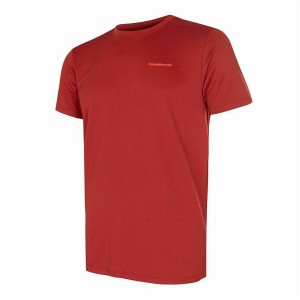 Herren Kurzarm-T-Shirt Trangoworld Ovre Rot