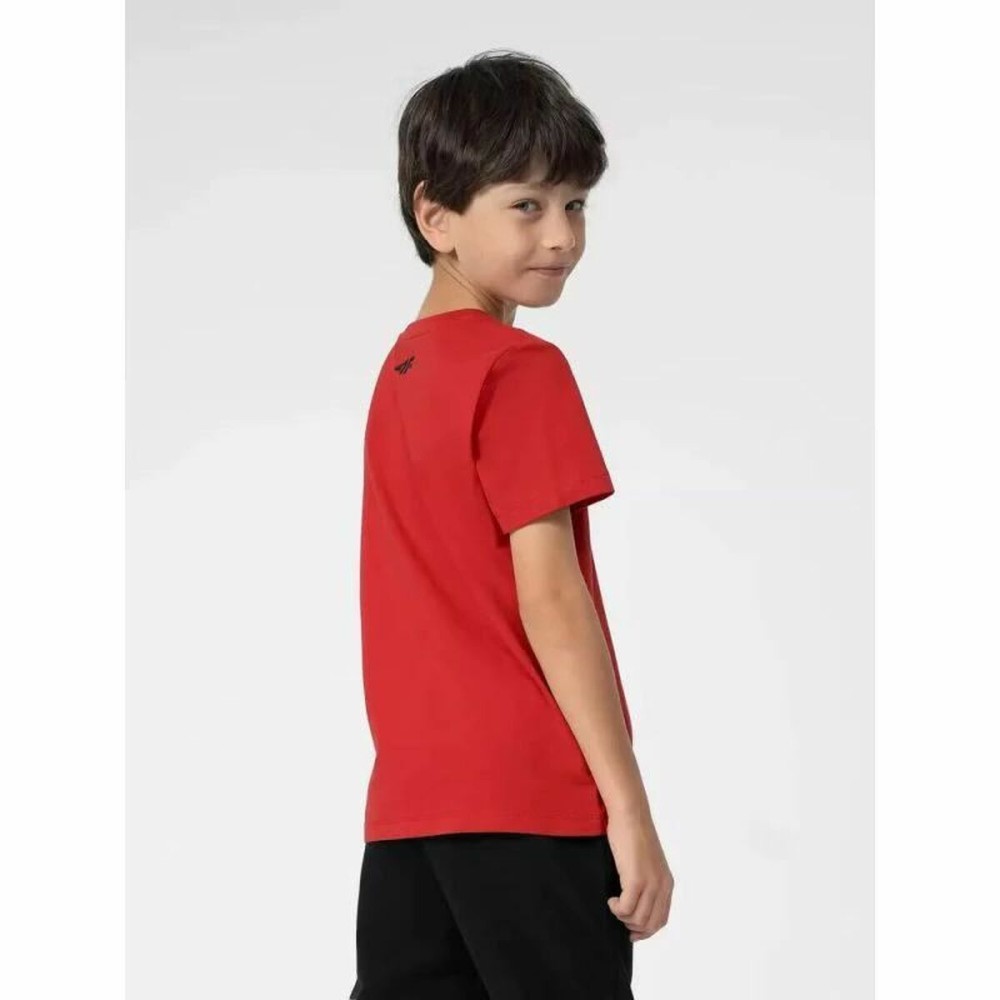 Children’s Short Sleeve T-Shirt 4F M294 Red