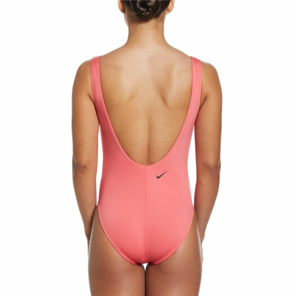 Damen Badeanzug Nike U-Back Koralle