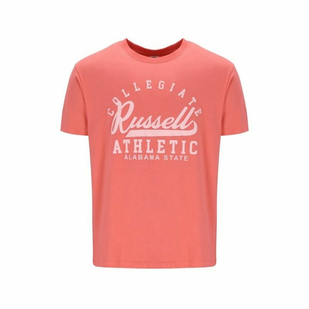 Short Sleeve T-Shirt Russell Athletic Amt A30211 Coral Men