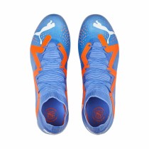 Chaussures de Football pour Adultes Puma Future Match Fg/Ag Glimmer Bleu Orange Femme