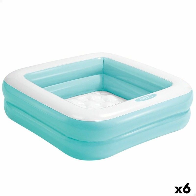 Aufblasbares Planschbecken für Kinder Intex karriert 57 L 86 x 25 x 86 cm (6 Stück)