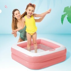 Inflatable Paddling Pool for Children Intex Squared 57 L 86 x 25 x 86 cm (6 Units)