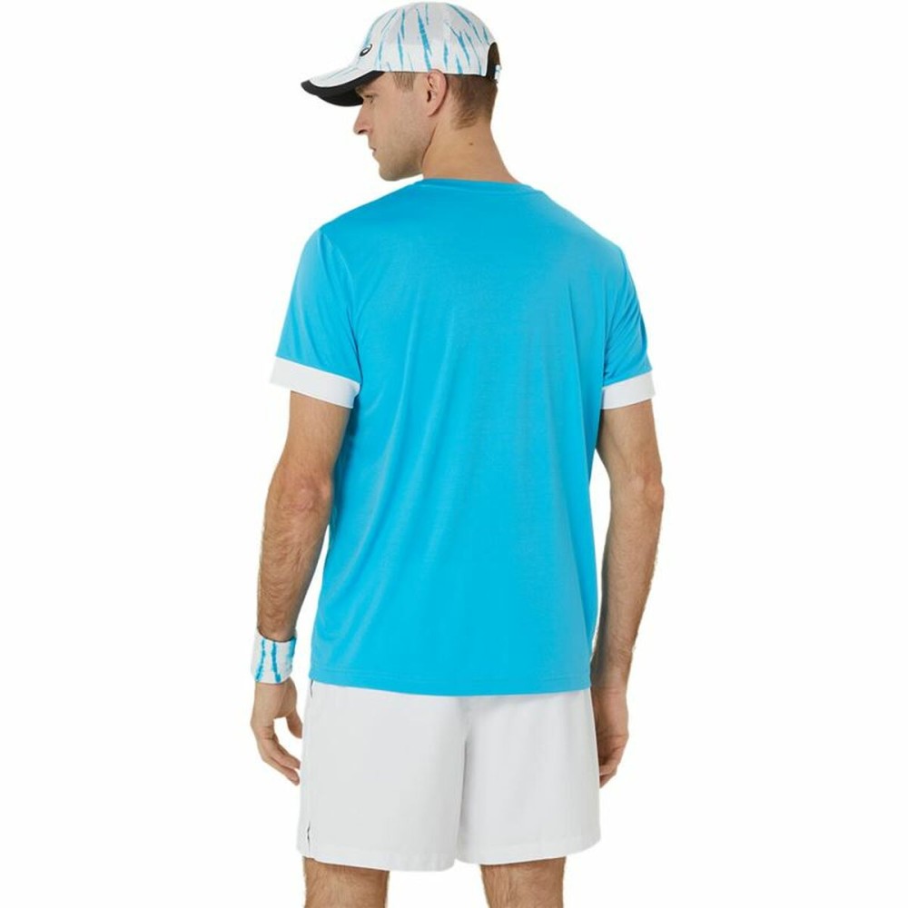 Maillot de Corps de Sport à Manches Coupe Asics Court Ss Top Bleu ciel Tennis