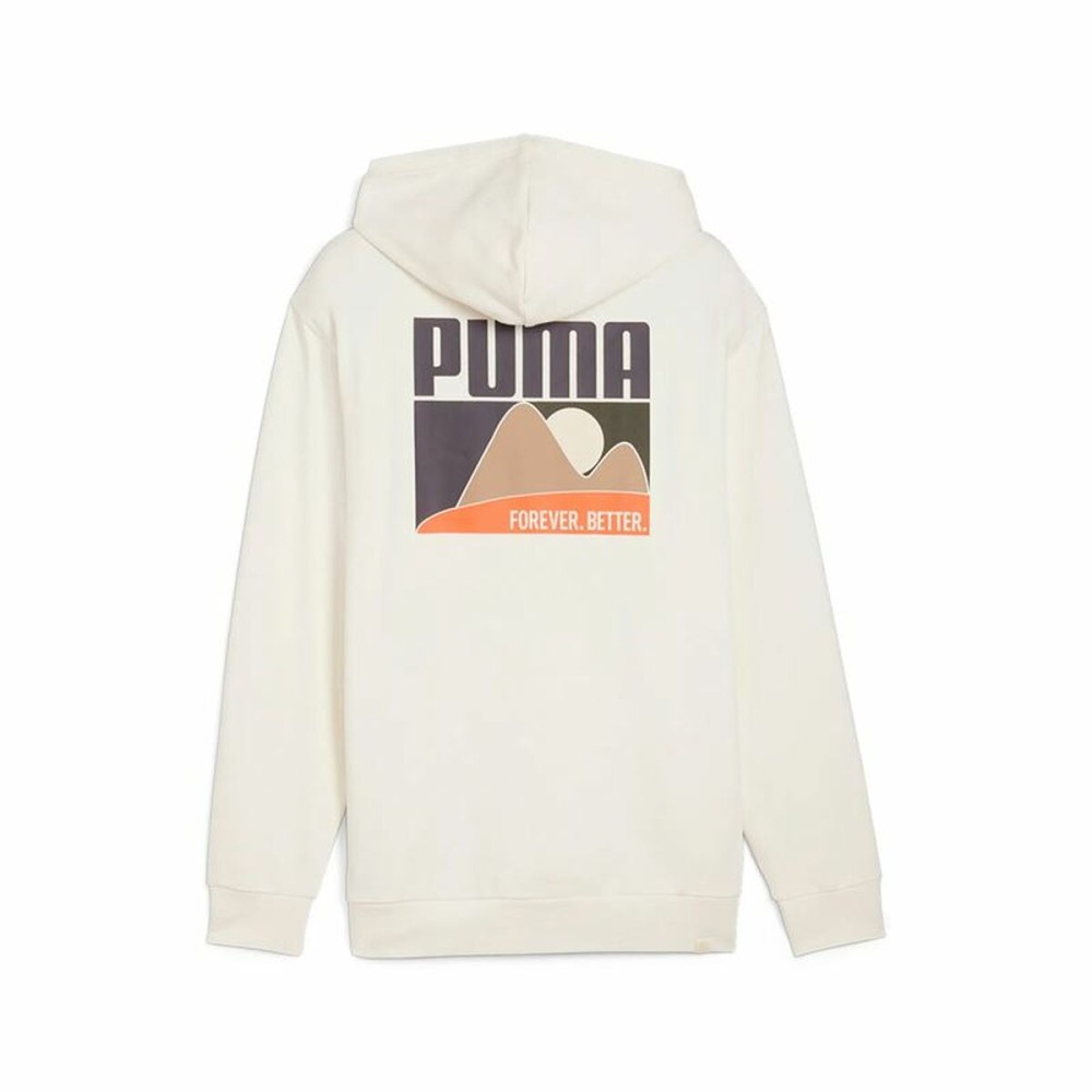 Herren Sweater mit Kapuze Puma Weiß