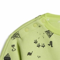 Kinder-Trainingsanzug Adidas I Bluv Q3 Cset grün