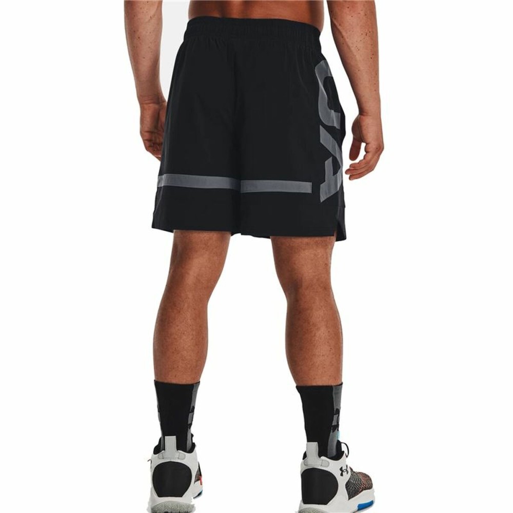 Basketballshorts für Herren Under Armour Baseline Schwarz
