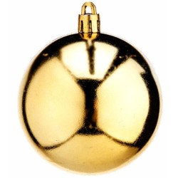 Set of Christmas balls Golden PVC Ø 7 cm (12 Units)