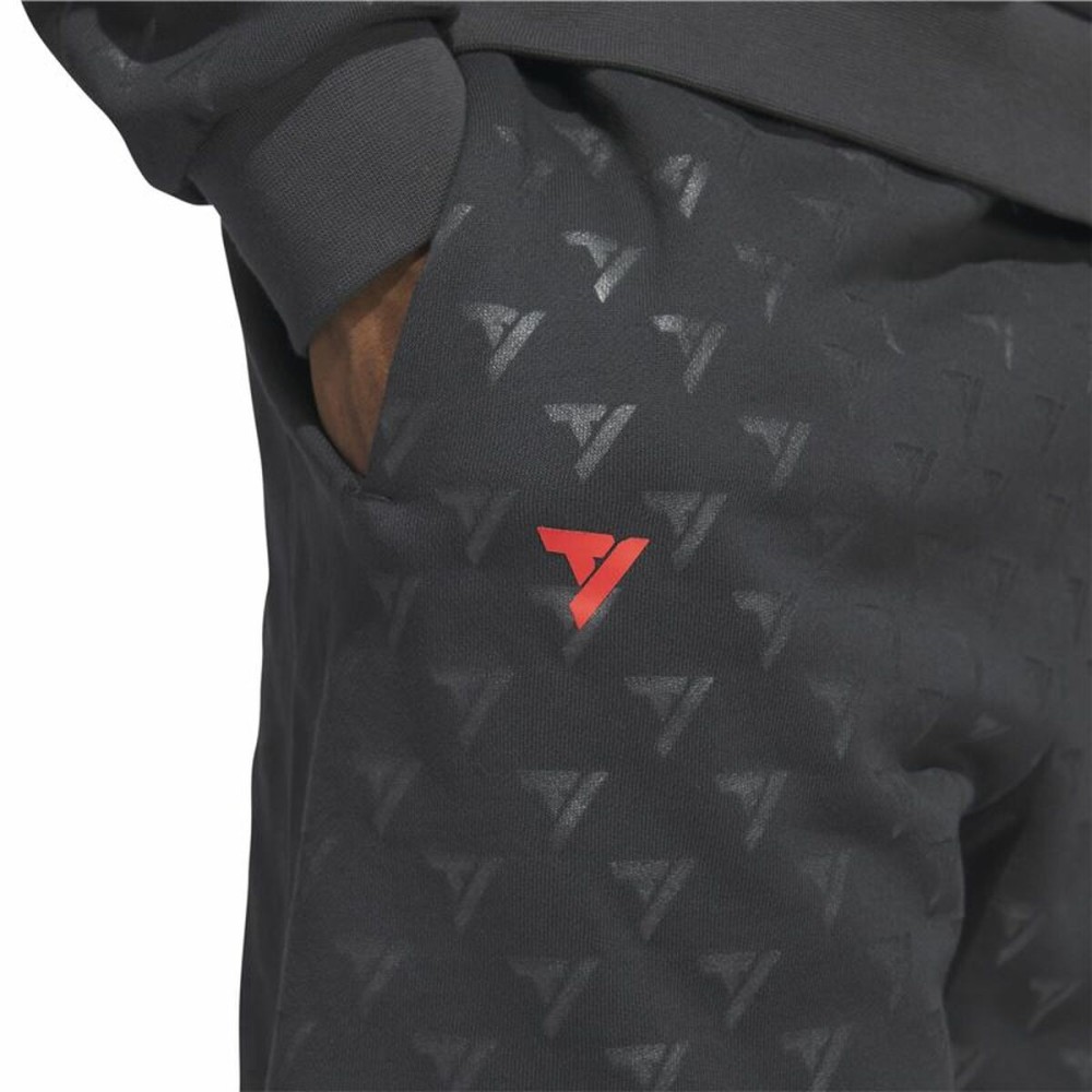 Men's Basketball Shorts Adidas Trae Allover Print Grey