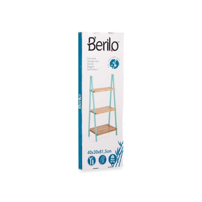 Bathroom Shelves Berilo WR5504-3-432 Natural Mint 40,3 x 81,5 x 30 cm