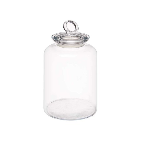 Jar Kitchen Transparent Glass Silicone 2,6 L