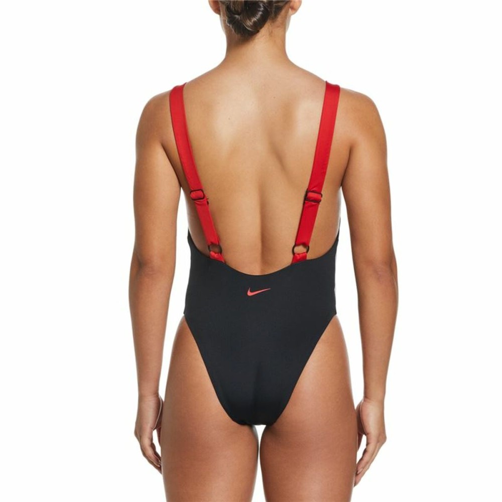 Women’s Bathing Costume Nike Scoop Neck Black