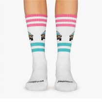 Sports Socks Jimmy Lion Athletic Delorean White