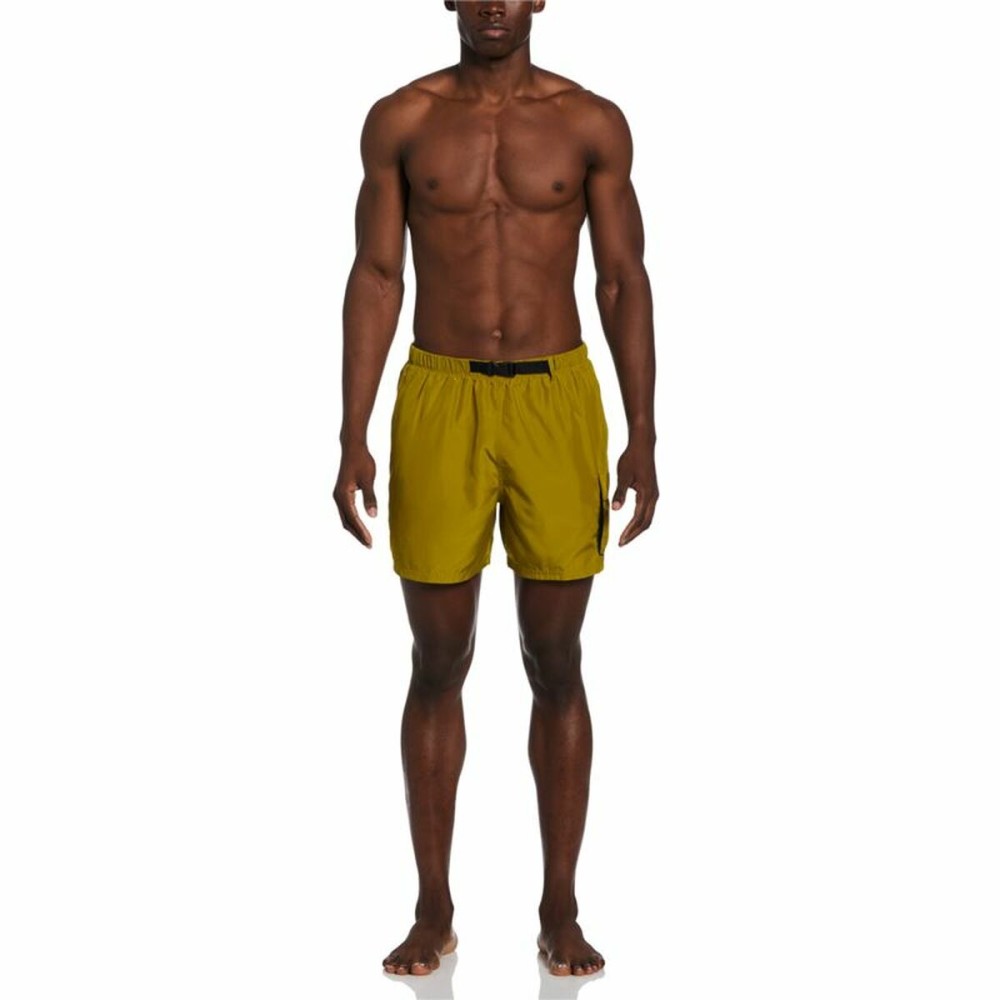Herren Badehose Nike 5" Volley Gelb