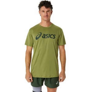 T-shirt à manches courtes homme Asics Core Top Vert militaire