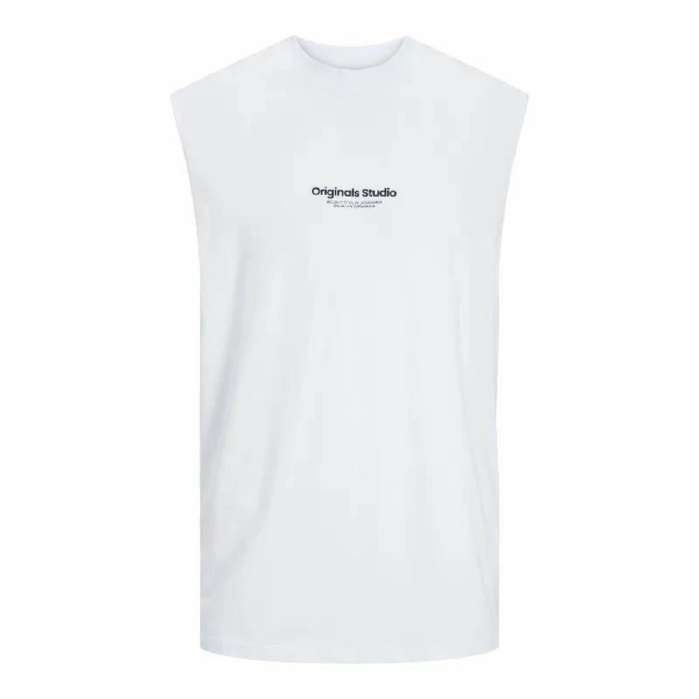 Maillot de Corps sans Manches pour Homme Jack & Jones Jovesterbro Blanc